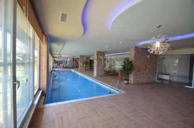 Квартира 1+1 в хорошем комплексе района Джикджилли с видом на море и горы фото 8