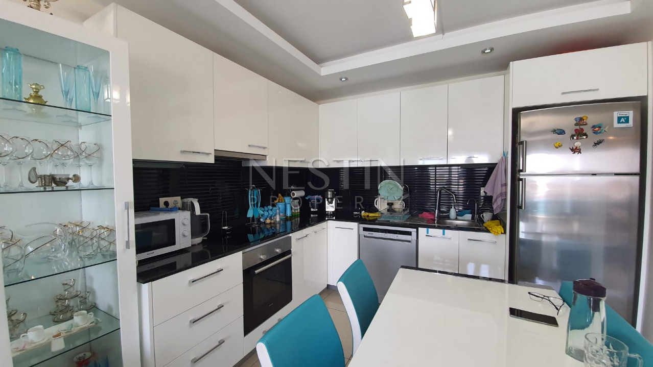 Квартира 1+1 в хорошем комплексе района Джикджилли с видом на море и горы фото 9