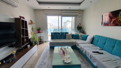 Квартира 1+1 в хорошем комплексе района Джикджилли с видом на море и горы фото 10