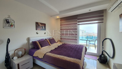 Квартира 1+1 в хорошем комплексе района Джикджилли с видом на море и горы фото 11