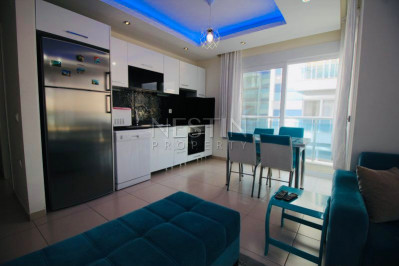 Просторная квартира 1+1 с видом на горы в районе Оба фото 12