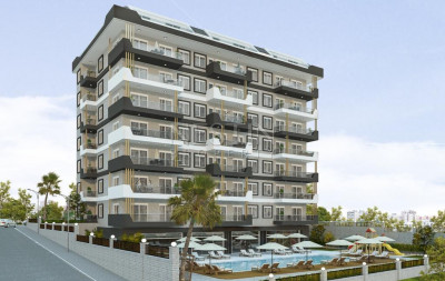 Бюджетная квартра 1+1 в новом доме района Авсаллар фото 1