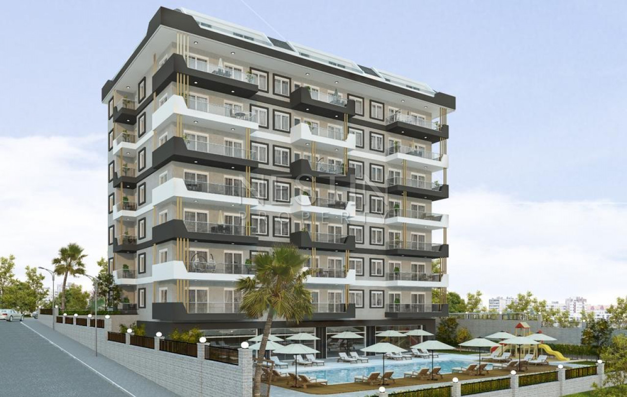 Бюджетная квартра 1+1 в новом доме района Авсаллар фото 1