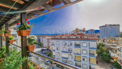 Квартира 3+1 в районе Джикджилли с видом на море и крепость Алании фото 16