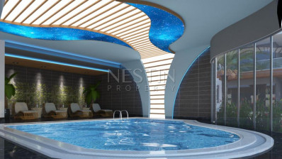 Квартира 2+1 в новом комплексе в районе Махмутлар с видом на море и крепость фото 12