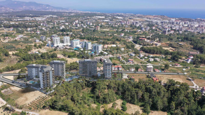 Квартиры разной планировки в жилом комплексе на стадии строительства в районе Авсаллар фото 20