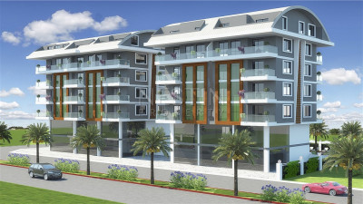 Квартиры 1+1 и 2+1 в жилом комплексе на стадии строительства в районе Каргыджак фото 1