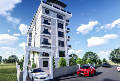 Квартиры 1+1 и 2+1 в комплексе на этапе строительства в районе Авсаллар фото 4