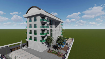 Квартиры и коммерческое помещение в новом ЖК на этапе строительства в районе Авсаллар фото 1