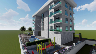 Квартиры и коммерческое помещение в новом ЖК на этапе строительства в районе Авсаллар фото 2