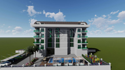 Квартиры и коммерческое помещение в новом ЖК на этапе строительства в районе Авсаллар фото 3