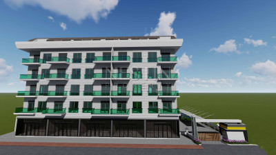 Квартиры и коммерческое помещение в новом ЖК на этапе строительства в районе Авсаллар фото 8