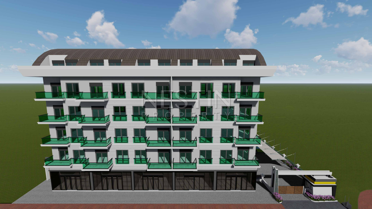 Квартиры и коммерческое помещение в новом ЖК на этапе строительства в районе Авсаллар фото 9