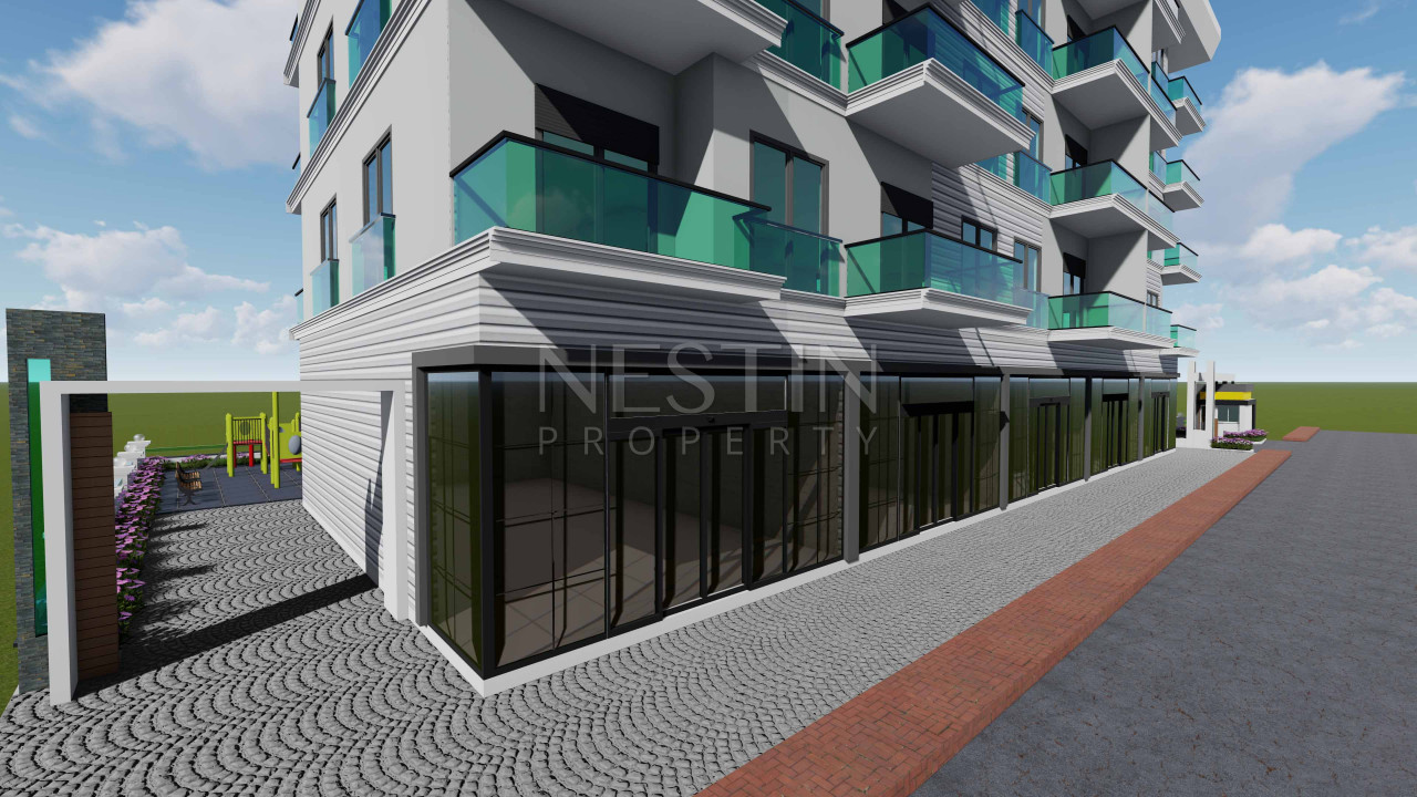 Квартиры и коммерческое помещение в новом ЖК на этапе строительства в районе Авсаллар фото 12