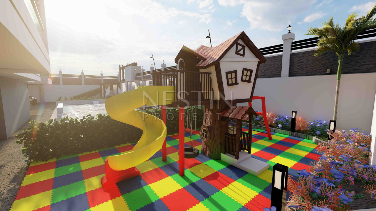 Квартиры разной планировки в новом ЖК на этапе строительства в районе Авсаллар фото 9