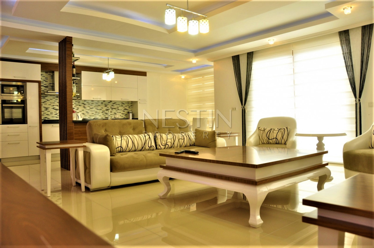 Квартира 3+1 в районе Кестель с шикарным видом на море и крепость фото 6