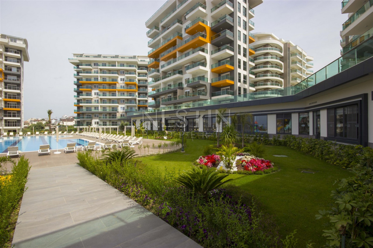 Просторная квартира 2+1 с видом на море в новом ЖК района Авсаллар фото 9