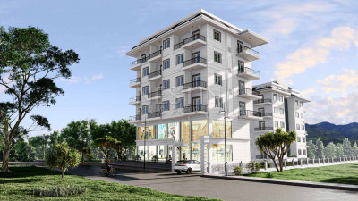 Квартира пентхаус 3+1 в новом ЖК на этапе строительства в районе Каргыджак фото 3