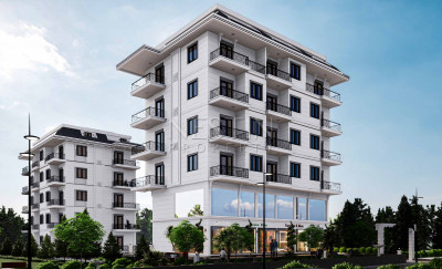 Квартира пентхаус 3+1 в новом ЖК на этапе строительства в районе Каргыджак фото 5