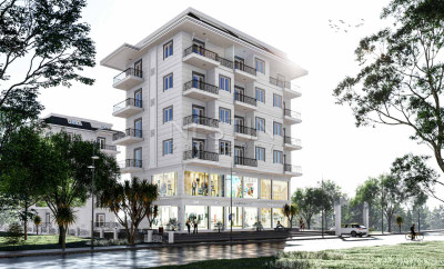 Квартира пентхаус 3+1 в новом ЖК на этапе строительства в районе Каргыджак фото 8