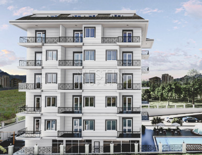 Квартира пентхаус 3+1 в новом ЖК на этапе строительства в районе Каргыджак фото 10