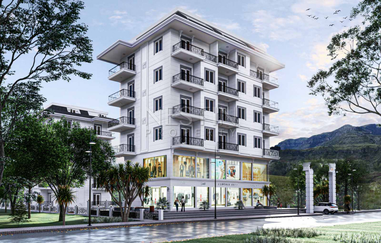 Квартира пентхаус 3+1 в новом ЖК на этапе строительства в районе Каргыджак фото 13