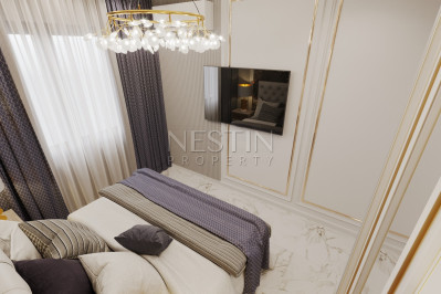 Квартира пентхаус 3+1 в новом ЖК на этапе строительства в районе Каргыджак фото 30