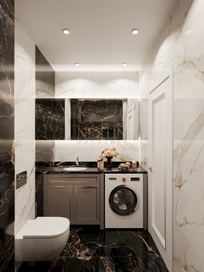 Квартира пентхаус 3+1 в новом ЖК на этапе строительства в районе Каргыджак фото 38