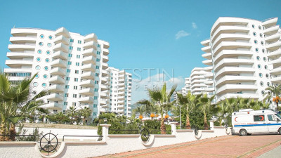 Квартира 2+1 с видом на горы в хорошем комплексе в районе Махмутлар фото 2