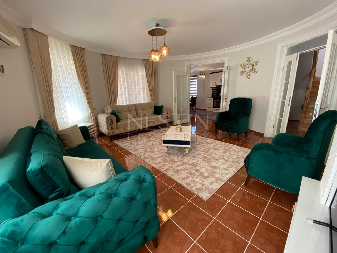 Уютная вилла 3+1 в районе Каргыджак с красивым видом фото 11