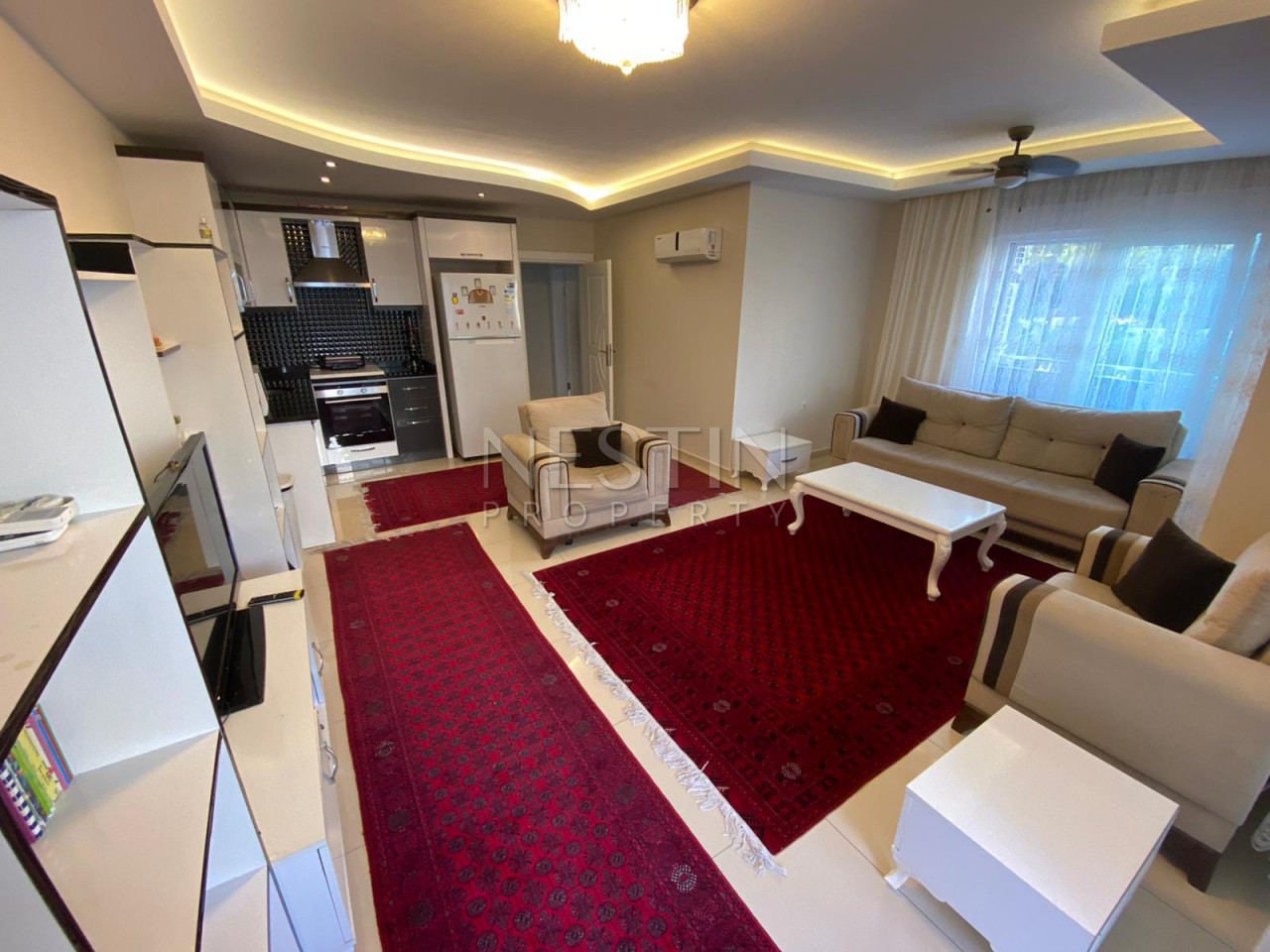 Просторная квартира 1+1 в Махмутларе в 450 м от Средиземного моря фото 1