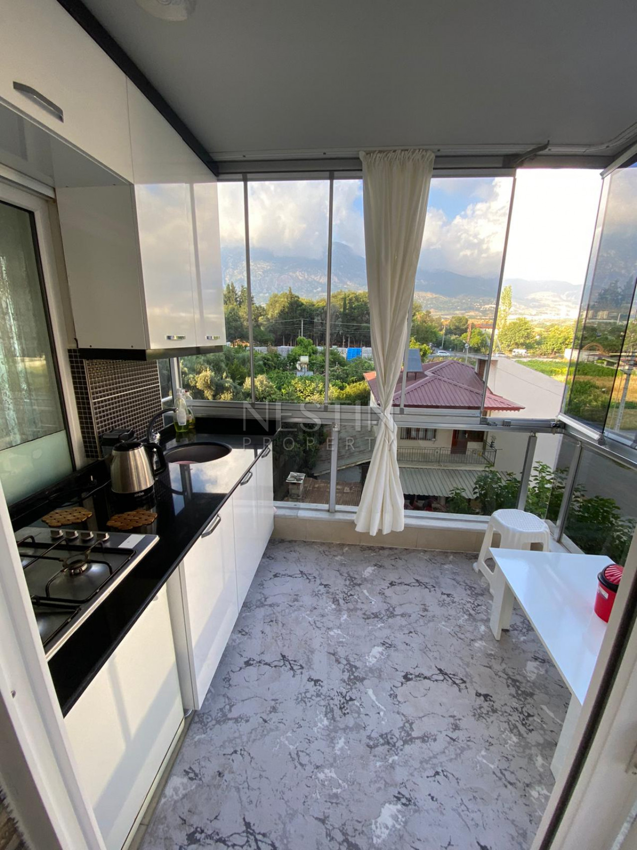 Просторная квартира 1+1 в Махмутларе в 450 м от Средиземного моря фото 8