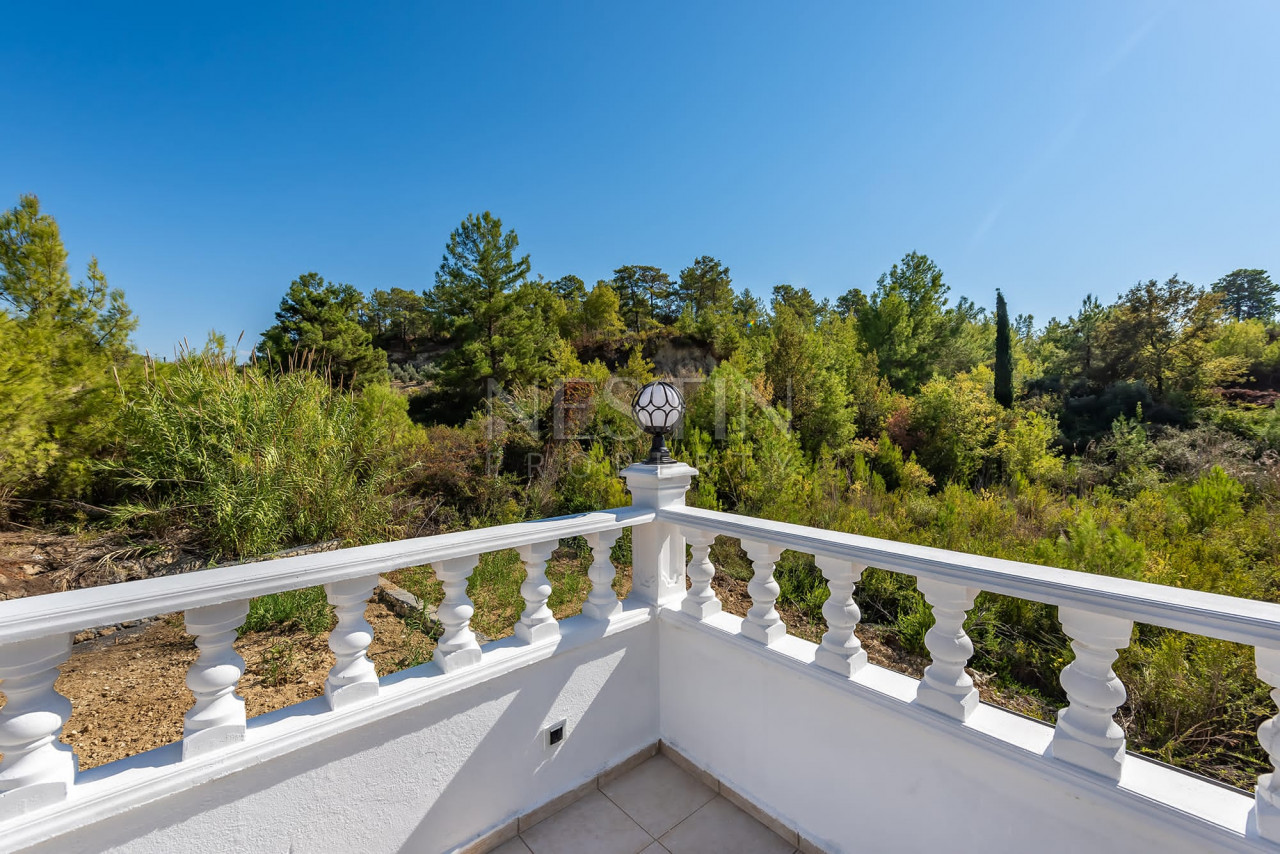 Вилла планировкой 3+1 в окружении леса в районе Авсаллар фото 14