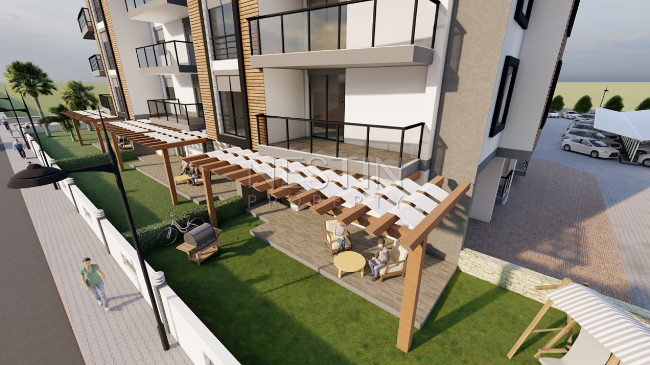 Квартиры разной планировки в новом ЖК в городе Газипаша на этапе строительства фото 8