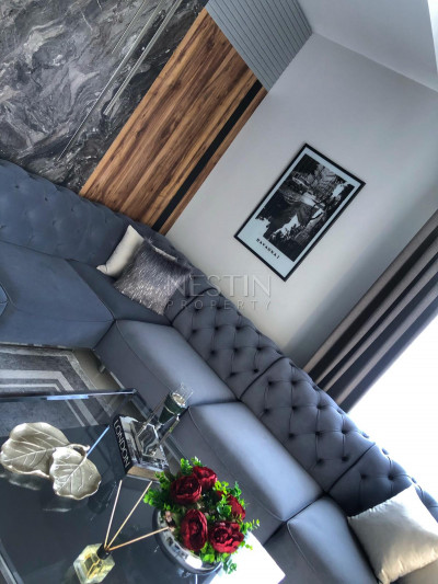 Стильный садовый дуплекс 2+1 в районе Каргыджак фото 3