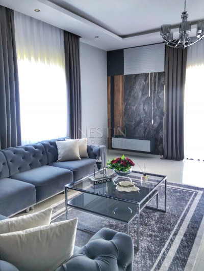 Стильный садовый дуплекс 2+1 в районе Каргыджак фото 6