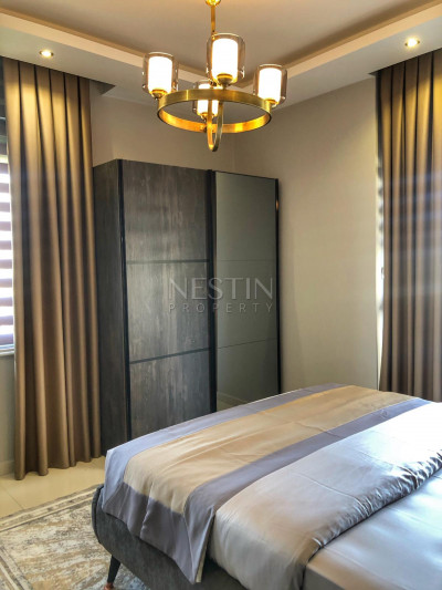 Стильный садовый дуплекс 2+1 в районе Каргыджак фото 10