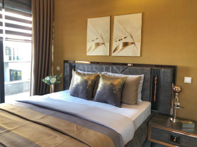 Стильный садовый дуплекс 2+1 в районе Каргыджак фото 14