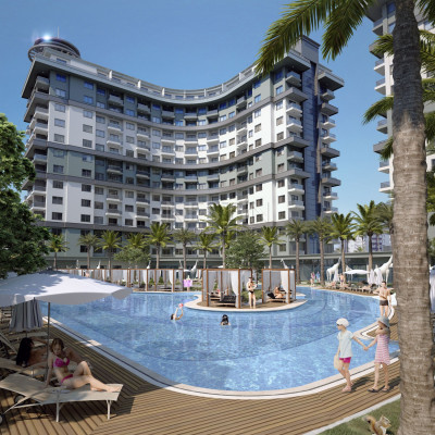 Квартира 1+1 в новом жилом комплексе в районе Махмутлар фото 4