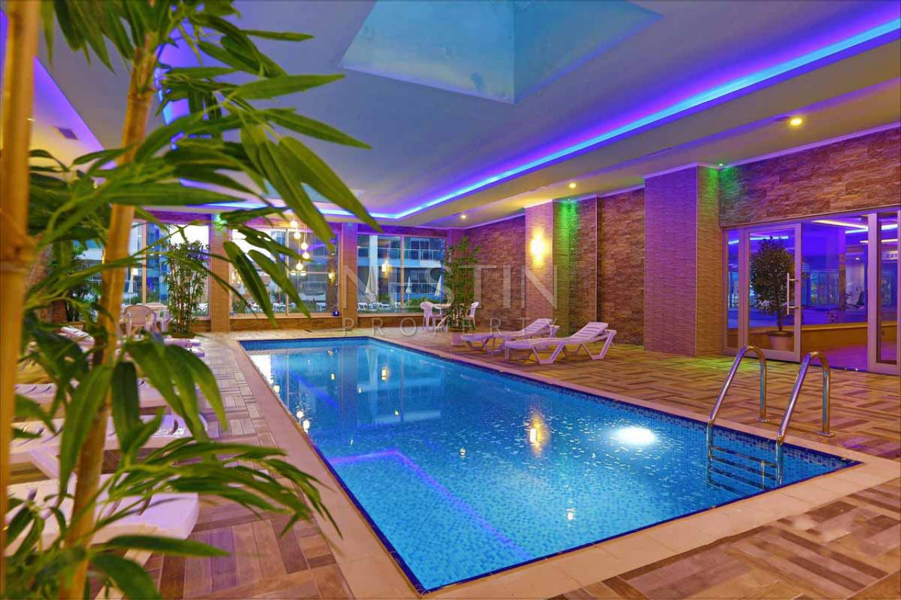 Квартира 1+1 в хорошем комплексе в районе Кестель в 350 м от моря фото 7