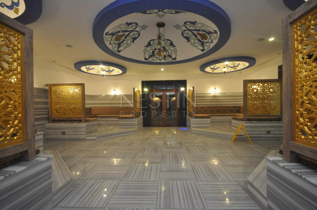 Квартира 1+1 в хорошем комплексе в районе Кестель в 350 м от моря фото 8