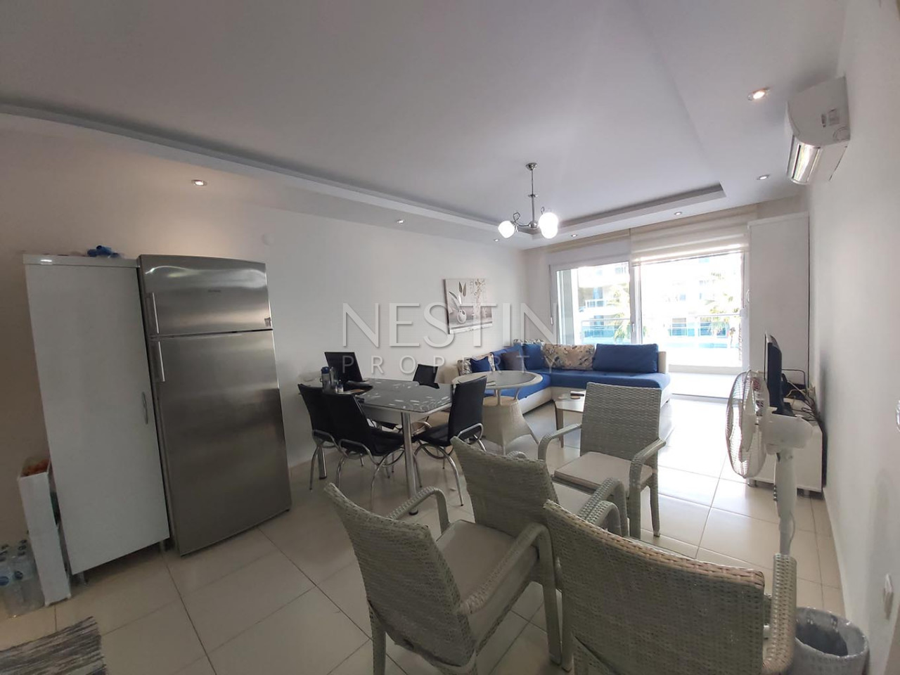 Квартира 1+1 в хорошем комплексе в районе Кестель в 350 м от моря фото 14