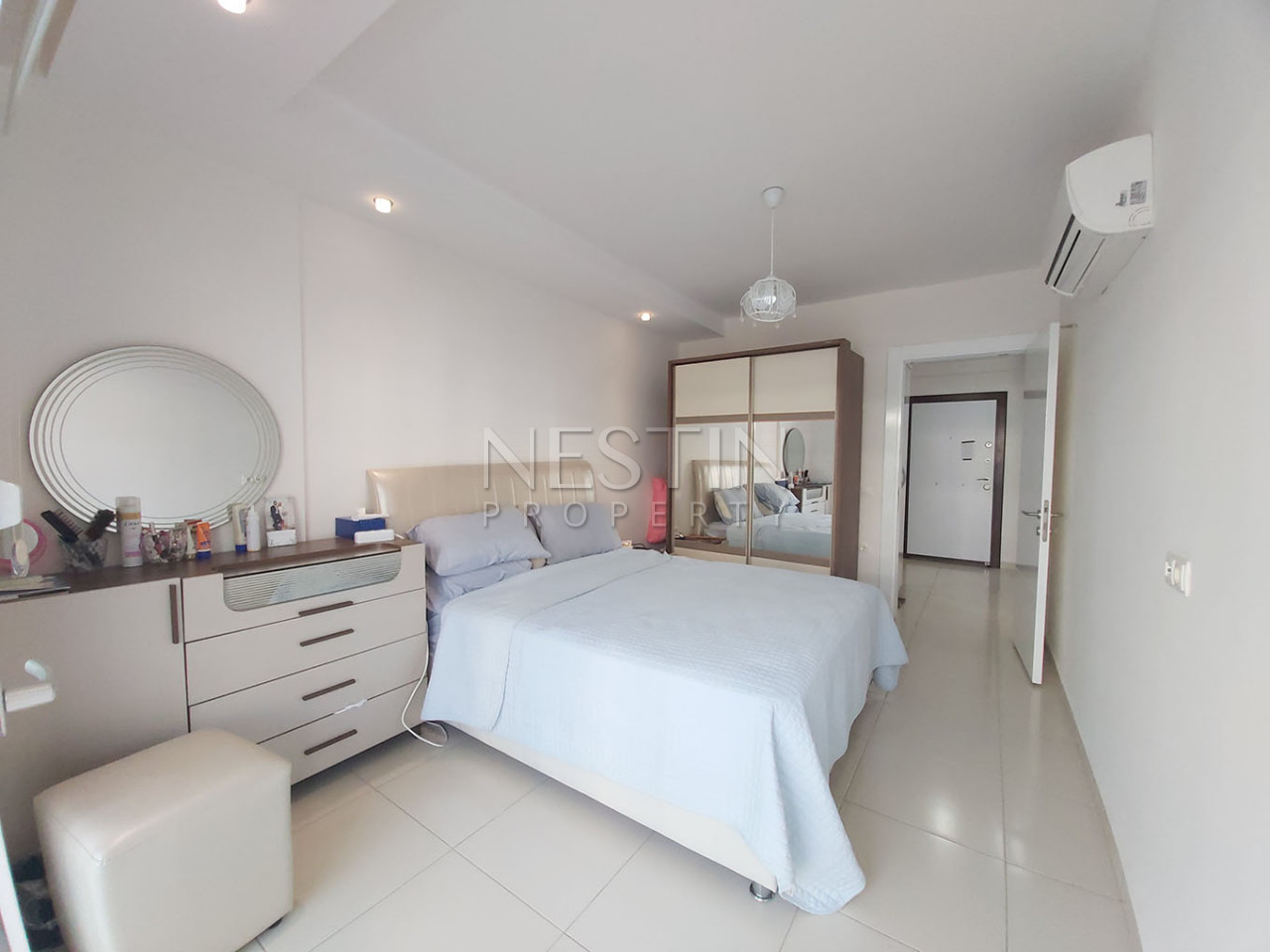 Квартира 1+1 в хорошем комплексе в районе Кестель в 350 м от моря фото 16