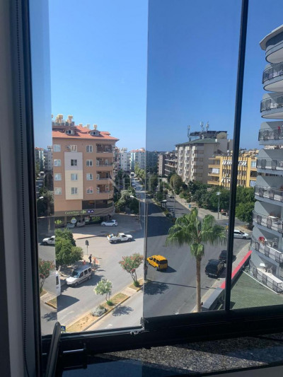Квартира 3+1 с видом на море и крепость в центре города Аланья фото 16