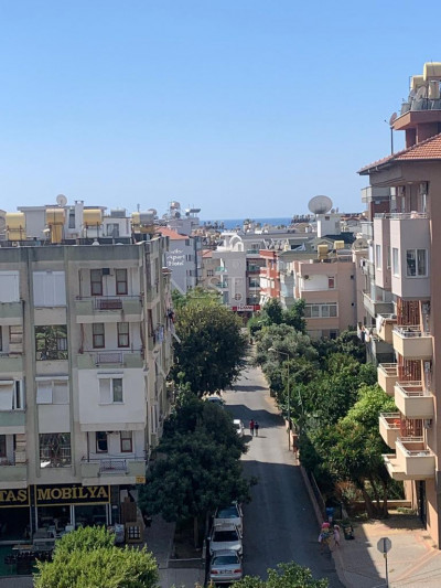 Квартира 3+1 с видом на море и крепость в центре города Аланья фото 17