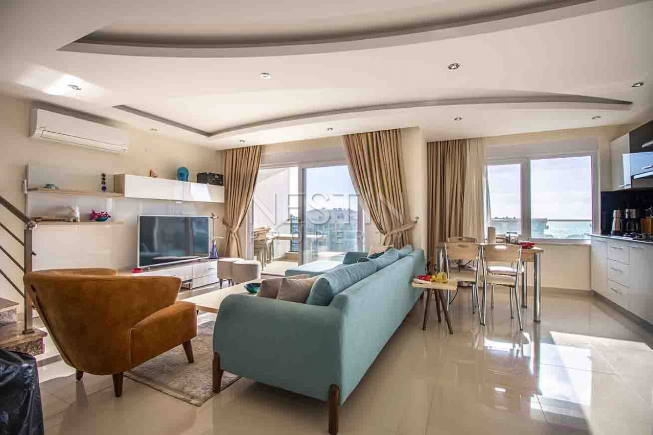 Пентхаус 2+1 в районе Авсаллар с видом на Средиземное море фото 19