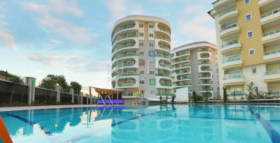 Просторная квартира 1+1 в районе Авсаллар с видом на море фото 2