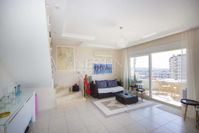 Пентхаус 2+1 в районе Джикджилли с шикарным видом на море и крепость фото 7