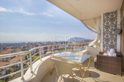 Пентхаус 2+1 в районе Джикджилли с шикарным видом на море и крепость фото 15