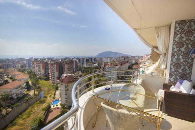 Пентхаус 2+1 в районе Джикджилли с шикарным видом на море и крепость фото 16